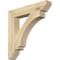Ekena Millwork Imperial Slat Rough Sawn Bracket, Douglas Fir, 4"W x 24"D x 24"H BKT04X24X24IMP06RDF - alternate 1